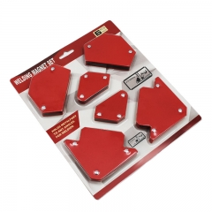 HITBOX Welding Magnet Holder Set 6pcs Welding Positioner 9lbs 25lbs Multi Degrees Soldering Locator 30/45/90/105/120/135 Degrees